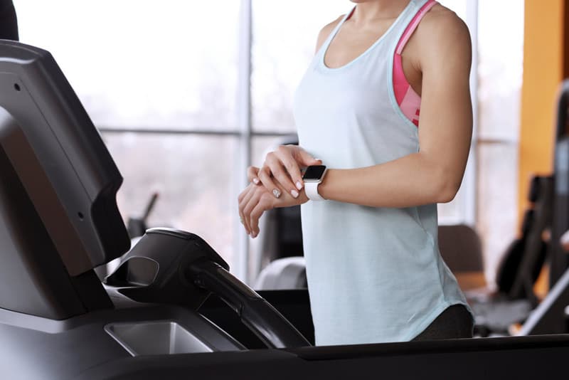 Woman Training in Gym — Treadmill Hire and Sales in Kewarra Beach, QLD Woman Training in Gym — Treadmill Hire and Sales in Kewarra Beach, QLD